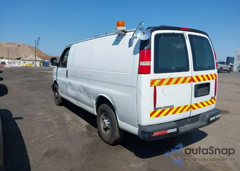 2008 GMC Savana Work Van from USA, damaged, VIN 1GTHG35K281193431